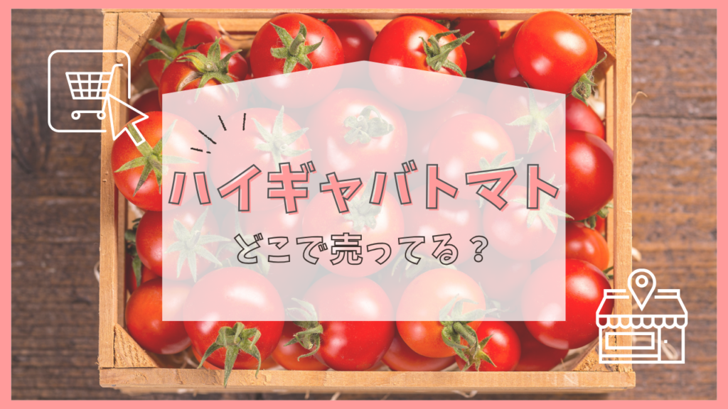 ハイギャバトマト　どこで売ってる
